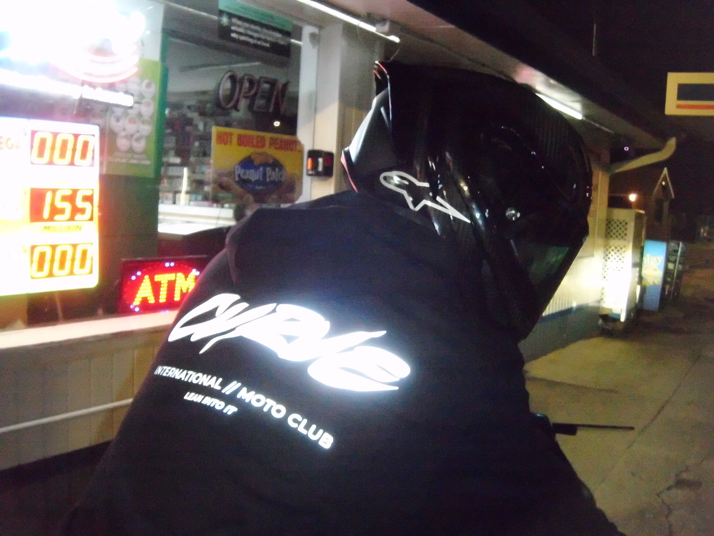 MOTO CLUB REFLECTIVE HOODIE