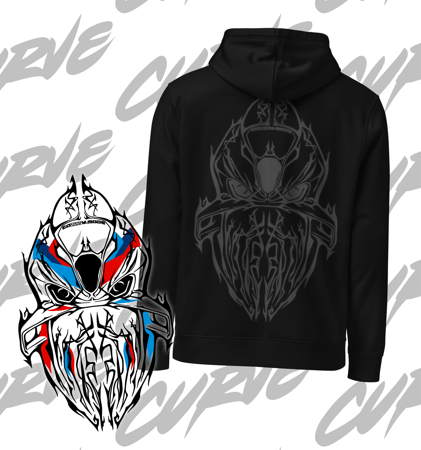 1/1 CUSTOM TRIBAL BIKE DESIGN (Digital + Merch Options)