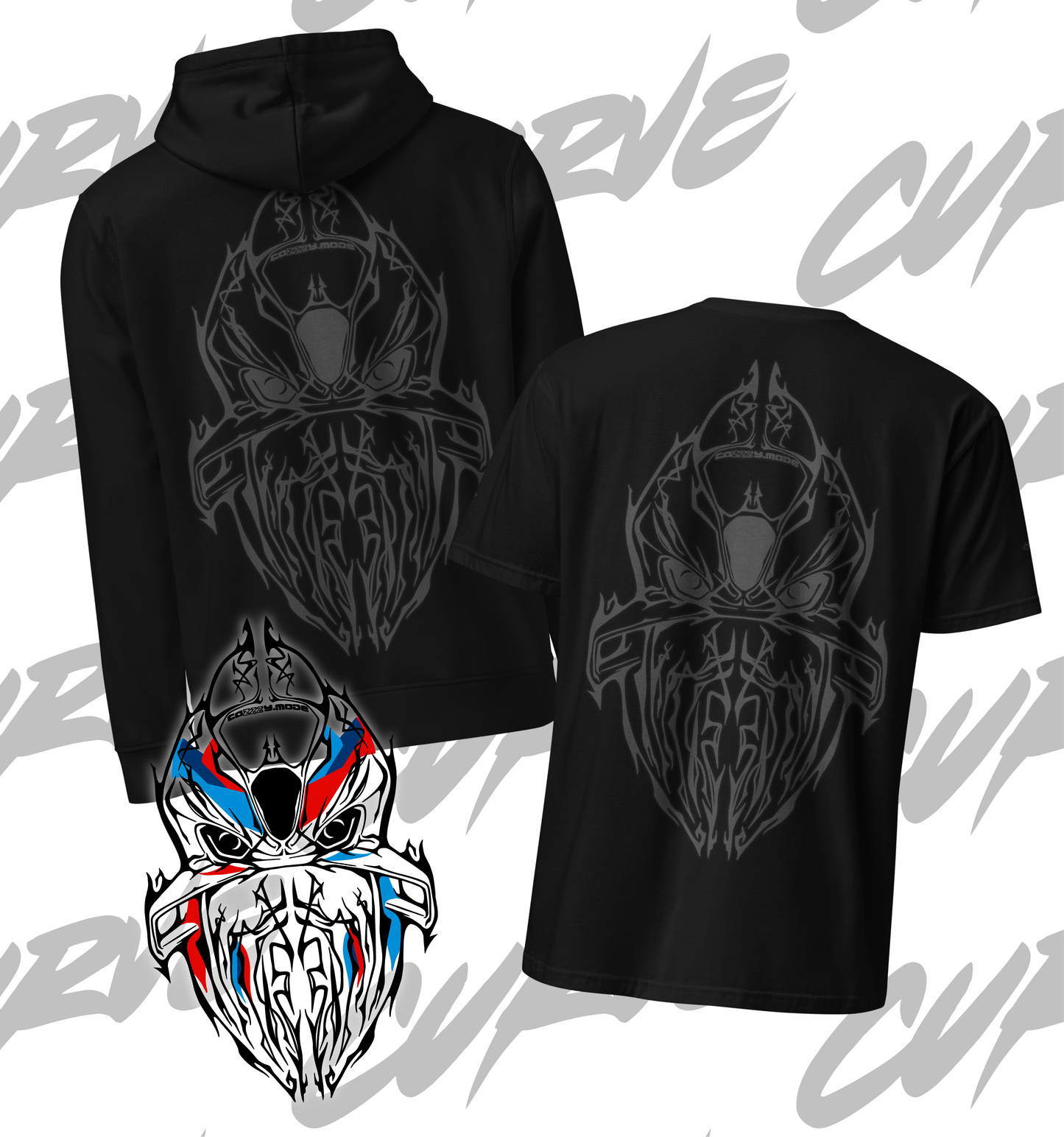 1/1 CUSTOM TRIBAL BIKE DESIGN (Digital + Merch Options)